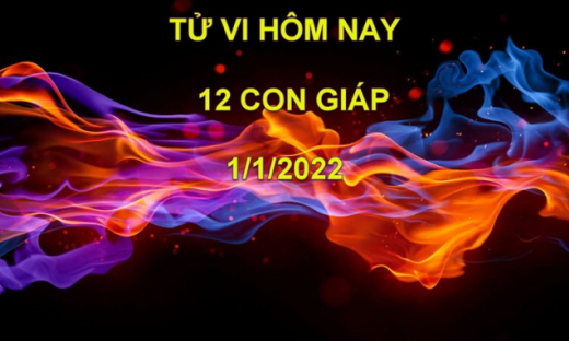 Tử vi hôm nay 1/1/2022, thứ 7 ngày 29/11 âm lịch của 12 con giáp