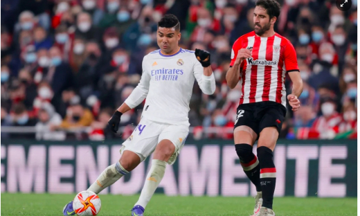 Casemiro khiến Real Madrid bị loại ở tứ kết Copa del Rey