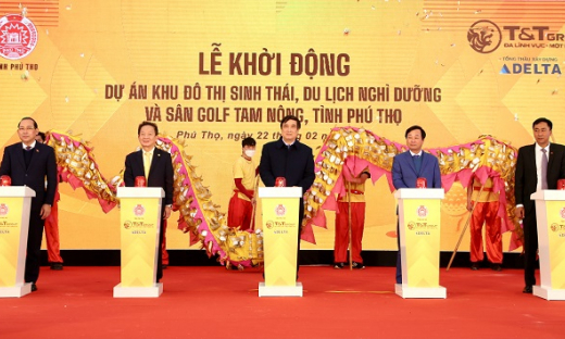 T&T Group khởi động dự án khu đô thị sinh thái và sân golf gần 500ha tại Phú Thọ