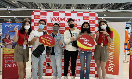 Vietjet khôi phục đường bay quốc tế đầu tiên giữa Đà Nẵng và Thái Lan, phục hồi du lịch quốc tế khu vực