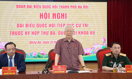 Tổng Bí thư Nguyễn Phú Trọng: Sửa Luật đất đai để phát huy tối đa tiềm năng, thế mạnh của đất nước