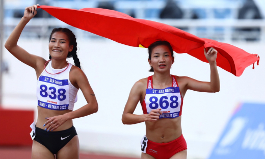 Nguyễn Thị Oanh 'mở hàng' HCV cho điền kinh Việt Nam tại SEA Games 31