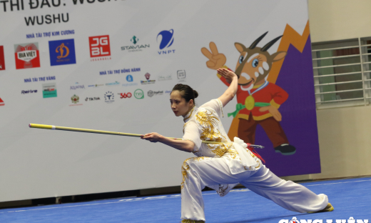 VĐV Dương Thúy Vi giành HCV thứ 2 môn Wushu tại SEA Games 31