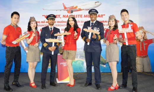 Vietjet mở đường bay TP. Hồ Chí Minh/Hà Nội - Mumbai cùng các đường bay giữa Việt Nam - Ấn Độ