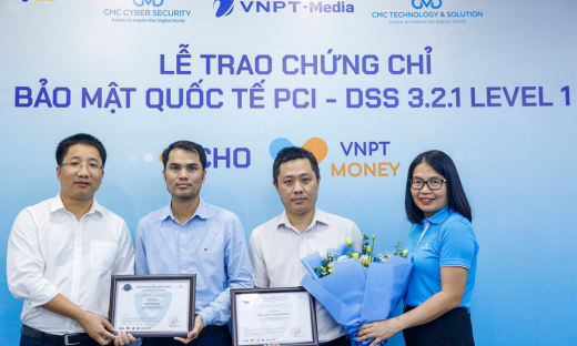 VNPT Money nhận chứng chỉ bảo mật PCI-DSS cấp độ cao nhất