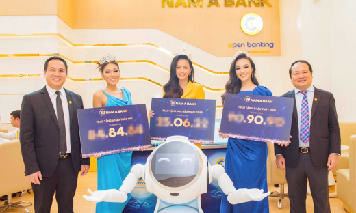 Nam A Bank tiếp tục “sát cánh” cùng Top 3 Hoa Hậu Hoàn Vũ Việt Nam 2022 trên hành trình mới