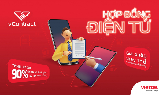 Viettel chính thức kinh doanh dịch vụ Chứng thực Hợp đồng điện tử vContract