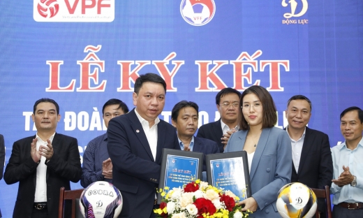 Tập đoàn Thể thao Động Lực tài trợ gần 100 tỷ đồng cho bóng đá Việt Nam