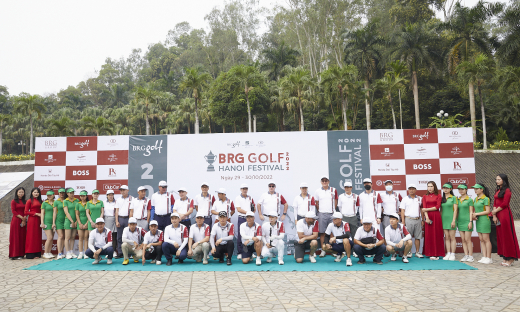 Tưng bừng khai mạc giải golf thường niên 2022 BRG Golf Hanoi Festival