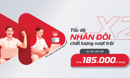 Viettel ra mắt dải gói cước FTTH mới nhân đôi tốc độ