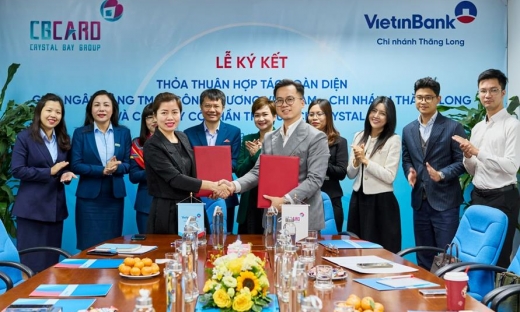 Lễ ký kết hợp tác toàn diện giữa Crystal Bay card & VietinBank - Chi nhánh Thăng Long