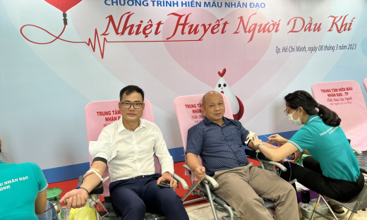 Ngày hội hiến máu “Nhiệt huyết người Dầu khí” tại PVFCCo