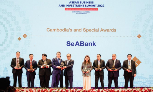 SeABank là doanh nghiệp Việt Nam duy nhất nhận giải thưởng đặc biệt Cấp khu vực ASEAN Business Award 2022