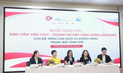 Hanel trao học bổng cho sinh viên xuất sắc của Viện phát triển nguồn nhân lực Việt Nam – Nhật Bản VJCC
