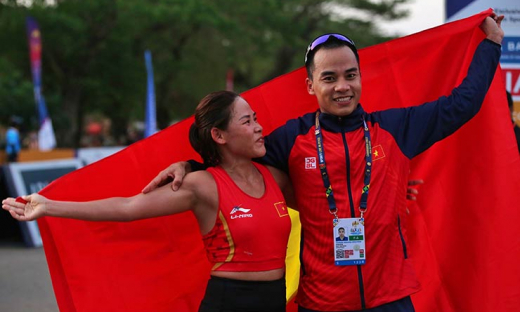 Thanh Phúc mang về tấm HCV đầu tiên cho tuyển điền kinh Việt Nam tại SEA Games 32