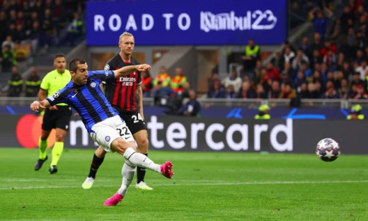 Đánh bại AC Milan, Inter đặt một chân vào chung kết Champions League