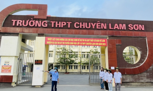 Hơn 1.500 thí sinh tham dự Kỳ thi vào lớp 10 Trường THPT Chuyên Lam Sơn (Thanh Hoá)