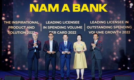 Nam A Bank được JCB vinh danh ở 3 hạng mục giải thưởng