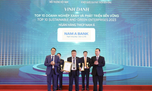 Nam A Bank - Top 10 doanh nghiệp xanh và phát triển bền vững