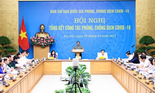 Thủ tướng Phạm Minh Chính chủ trì Hội nghị tổng kết công tác phòng, chống dịch COVID-19