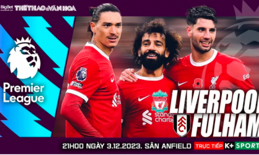 Nhận định Liverpool vs Fulham, 21h ngày 3/12 tại Ngoại hạng Anh