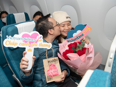 Vietnam Airlines chở tình yêu giữa hai miền đất nước