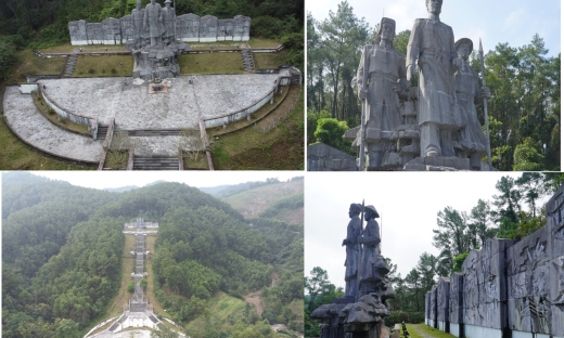 Công trình tượng đài nhà yêu nước Phan Đình Phùng ở Hà Tĩnh ngày càng xuống cấp