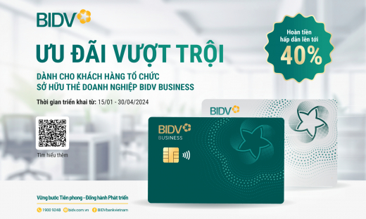 Ưu đãi vượt trội từ bộ đôi thẻ doanh nghiệp BIDV Business