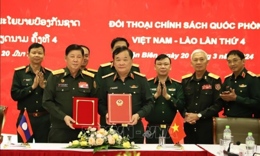 Quan hệ hợp tác quốc phòng Việt Nam - Lào đạt nhiều kết quả thực chất