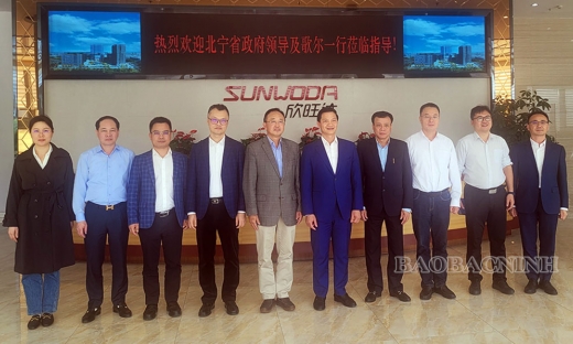 Tập đoàn điện tử Sunwoda (Trung Quốc) xúc tiến đầu tư vào Bắc Ninh