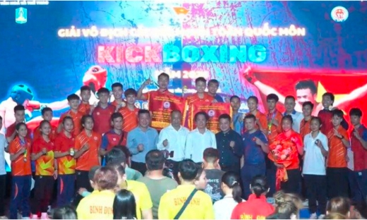 Đoàn Hà Nội xếp vị trí Nhất toàn đoàn giải kickboxing các đội mạnh toàn quốc