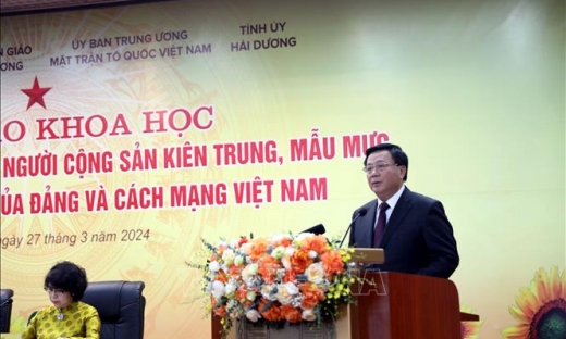 Đồng chí Nguyễn Lương Bằng là tấm gương cao đẹp của một người cộng sản mẫu mực