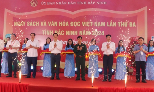 Bắc Ninh: Khai mạc ngày sách và văn hóa đọc Việt Nam lần thứ Ba năm 2024