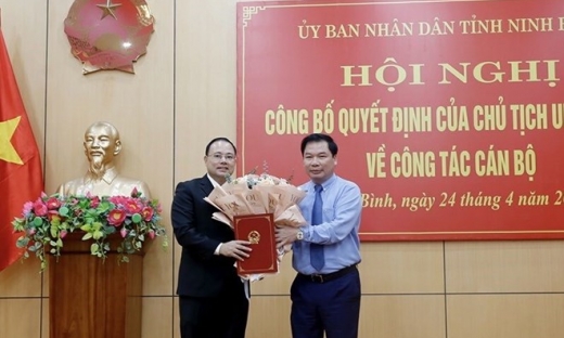 UBND tỉnh Ninh Bình bổ nhiệm Phó Chánh văn phòng tỉnh