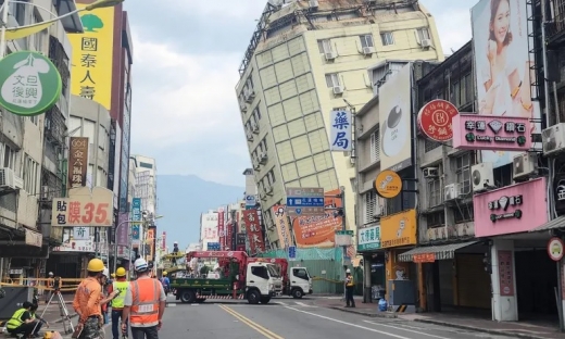 Đài Loan (Trung Quốc) lại rung chuyển bởi động đất
