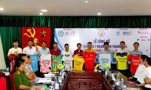 Công bố Giải Bóng đá 7 người tỉnh Thanh Hóa - Cup Doanh nhân trẻ lần thứ nhất - năm 2024