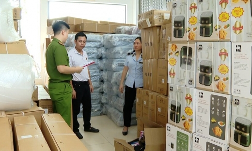 Phát hiện, bắt giữ lô hàng đồ điện gia dụng nhập lậu trị giá nhiều tỷ đồng tại Ninh Bình