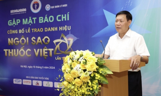 18 doanh nghiệp và 68 sản phẩm thuốc được trao giải “Ngôi sao thuốc Việt” lần thứ hai