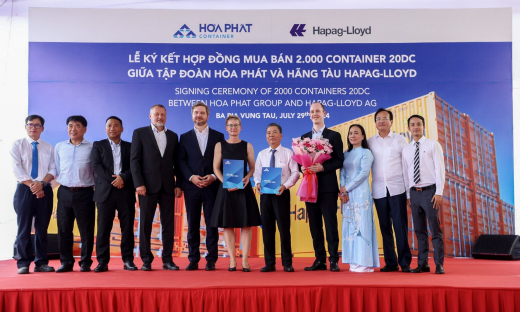 Hòa Phát cung cấp container “Made in Vietnam” cho Hãng tàu Hapag-Lloyd