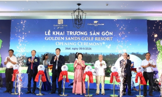 Khai trương tuyệt phẩm sân gôn nơi miền di sản cố đô Huế Golden Sands Golf Resort