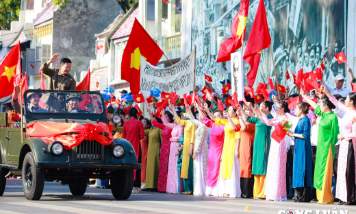 Tổng duyệt Ngày hội Văn hóa vì hòa bình với sự tham gia của hàng nghìn người dân Hà Nội