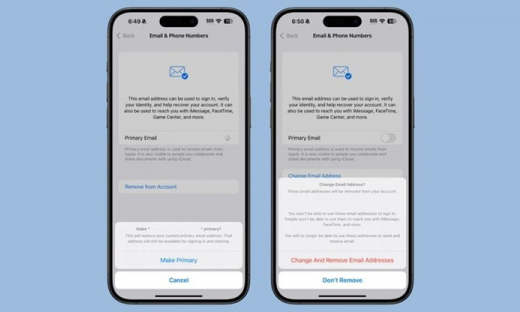 Người dùng iPhone đã có thể thay đổi địa chỉ email iCloud: Bước tiến mới trên iOS 18.1