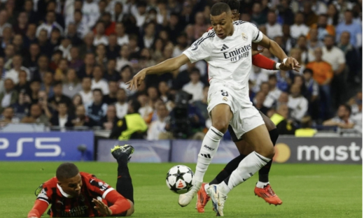 Mbappe kém duyên, Real Madrid thua đậm AC Milan tại Champions League