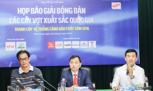 Sôi động giải Giải bóng bàn Các cây vợt xuất sắc quốc gia - SFUL 2024