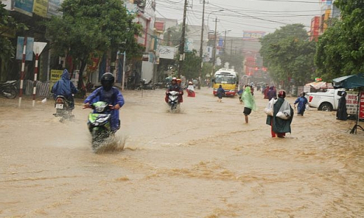 Dự báo thời tiết 10/11: Trung Trung Bộ, Nam Trung Bộ và Tây Nguyên mưa lớn