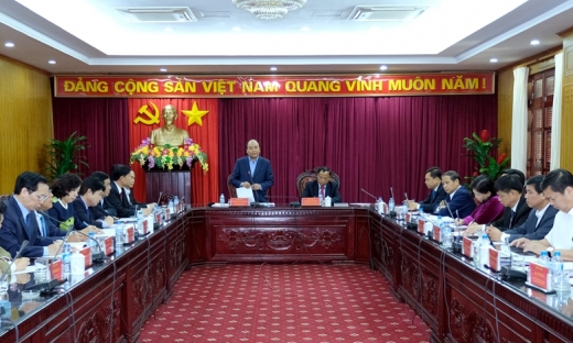 Thủ tướng Nguyễn Xuân Phúc làm việc với tỉnh Bắc Kạn
