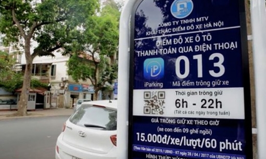 Sử dụng ứng dụng tìm kiếm và thanh toán đỗ xe qua điện thoại di động đầu tiên tại Việt Nam - IPARKING