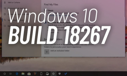 Windows 10 build 18267 hỗ trợ kiểu gõ Telex, VNI