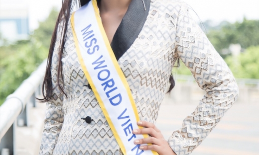 Hoa hậu Tiểu Vy lên đường 'chinh chiến' Miss World 2018