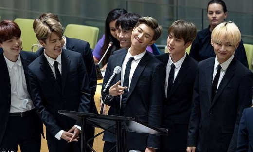 Ban nhạc Hàn Quốc BTS trở thành nhân vật của năm 2018